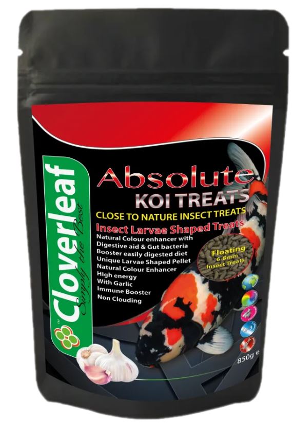 CLOVERLEAF ABSOLUTE KOI TREATS & GARLIC 850G