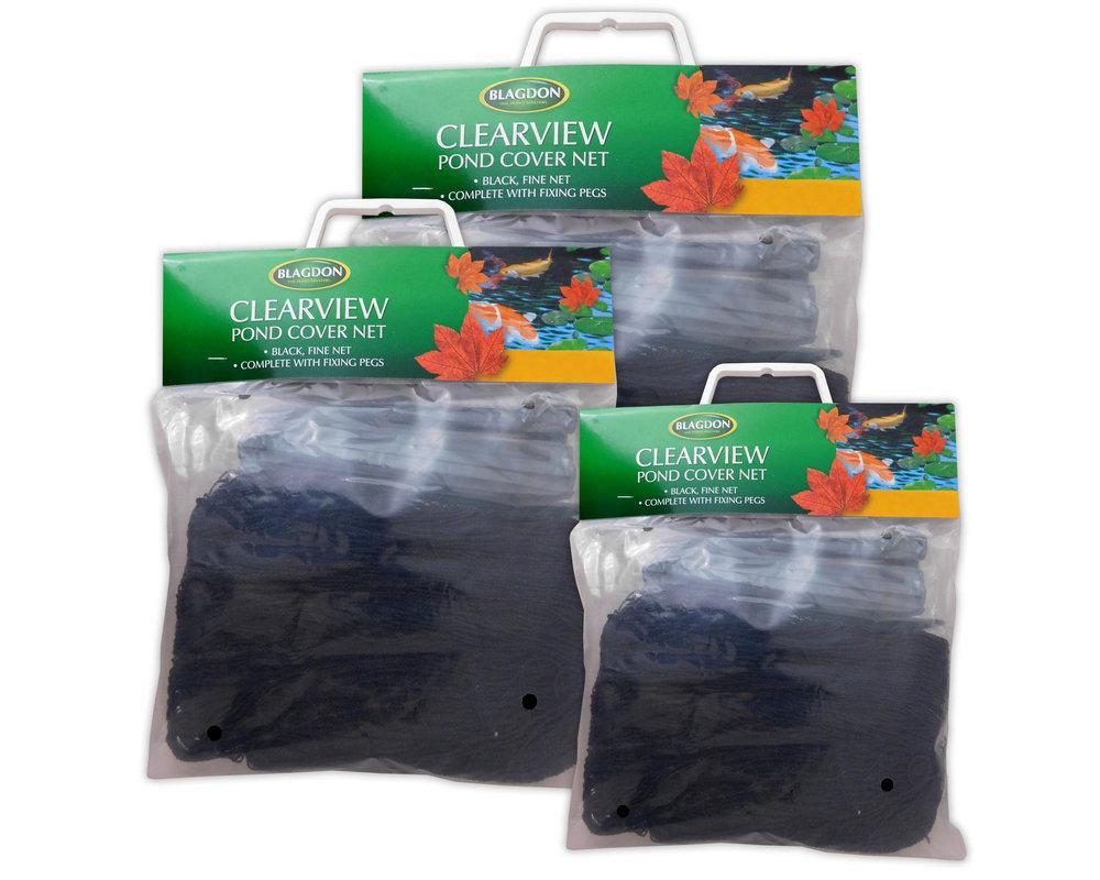 BLAGDON FINE BLACK COVER NET IN CARRY BAG 6 X 5M